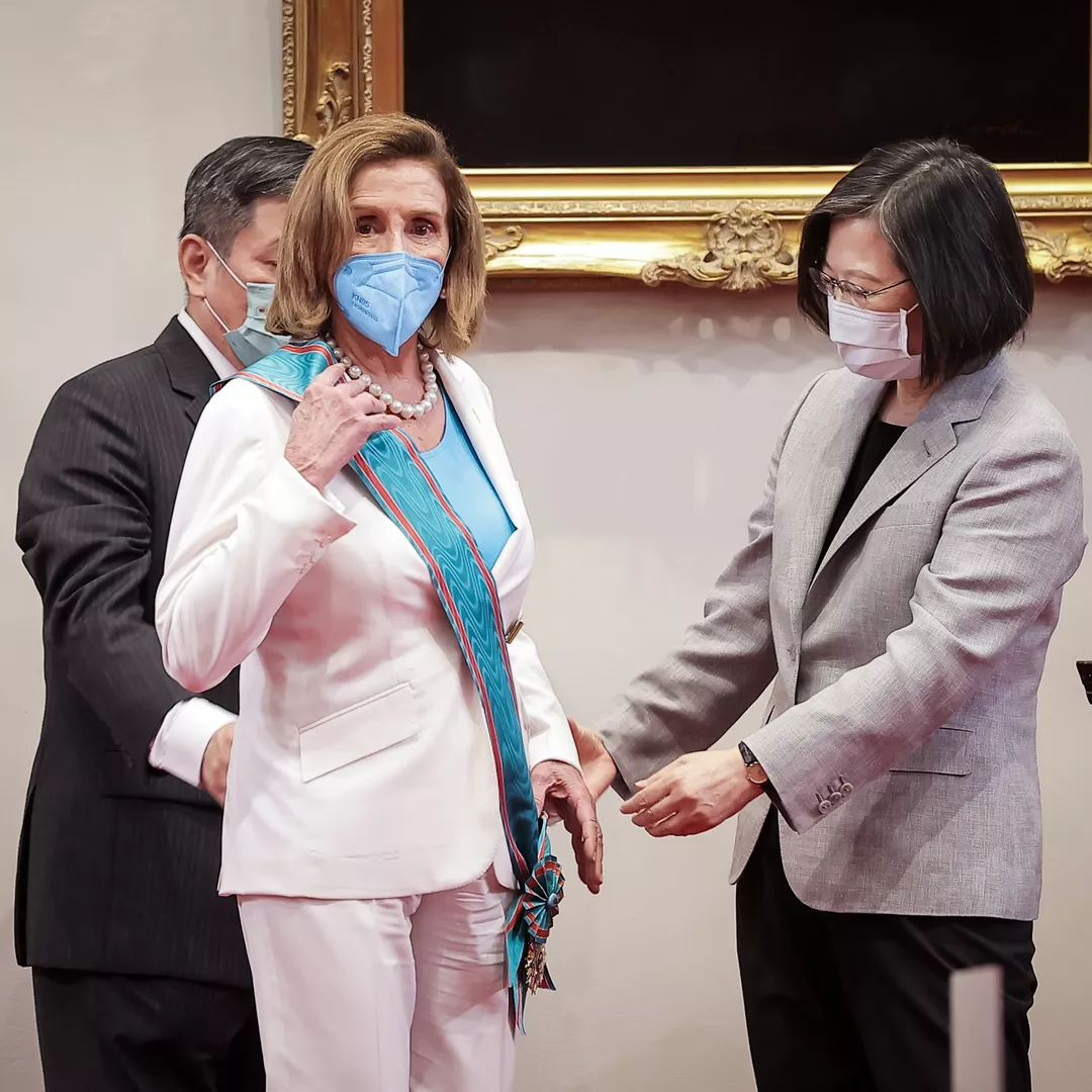 पेलोसीलाई ताइवानले दियो उच्च नागरिक सम्मान, चीनले भन्यो, पेलोसीको भ्रमण चिनियाँ सार्वभौमसत्तामाथि आक्रमण