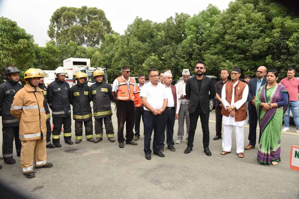 काठमाडौं महानगरपालिकाले ७ करोड २१ लाखमा विदेशबाट ल्यायाे नयाँ दमकल