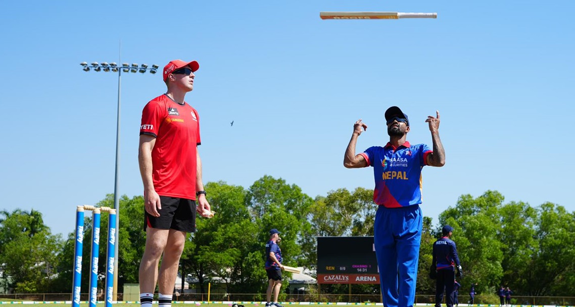 मेलबर्न रेनेगड्सविरुद्ध टस जितेर नेपाल पहिले ब्याटिङमा