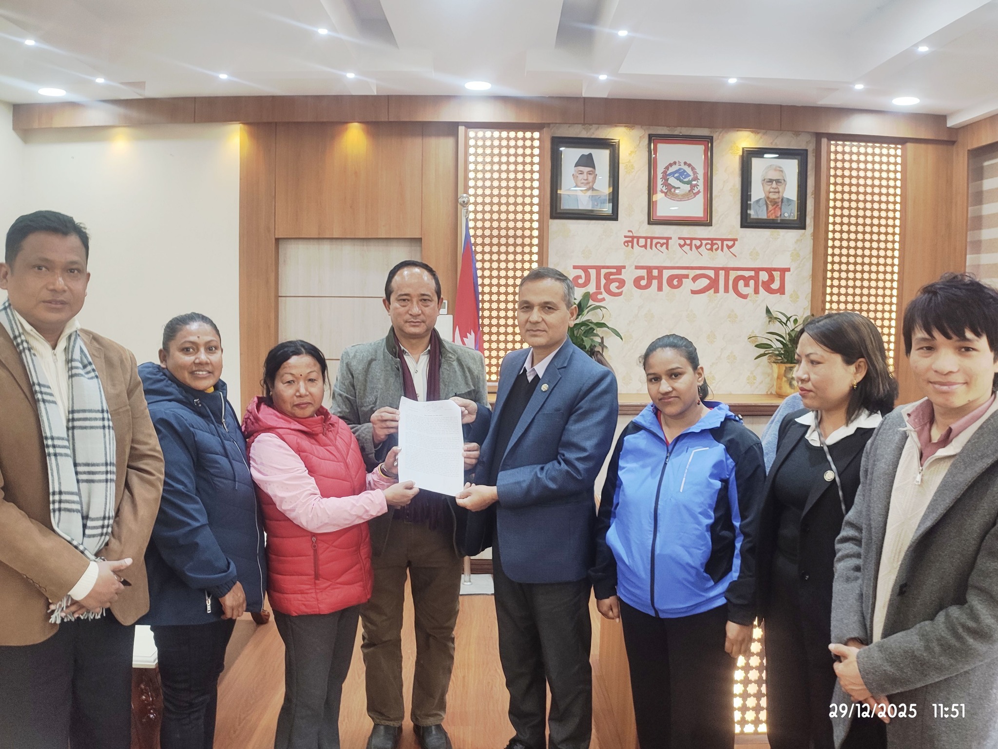 सुकुम्बासी तथा अव्यवस्थित बसोबासीको समस्या समाधान संघीय तहबाट गर्न गृहमन्त्रीको ध्यानाकर्षण