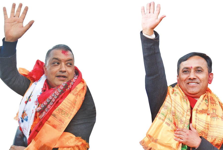 ‘हलजोडी’को काँधमा नेपाली कांग्रेस: गगन थापा र विश्वप्रकाश शर्मासामु ऐतिहासिक परीक्षा